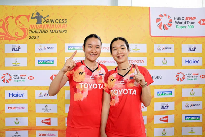 แบดมินตันหญิงคู่ อิ่มสอาด US Open 2024